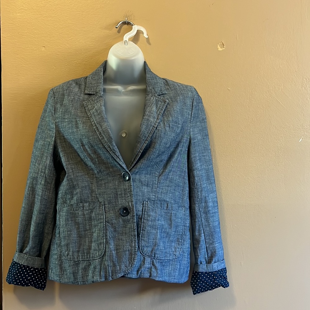 GAP • Chambray Blazer